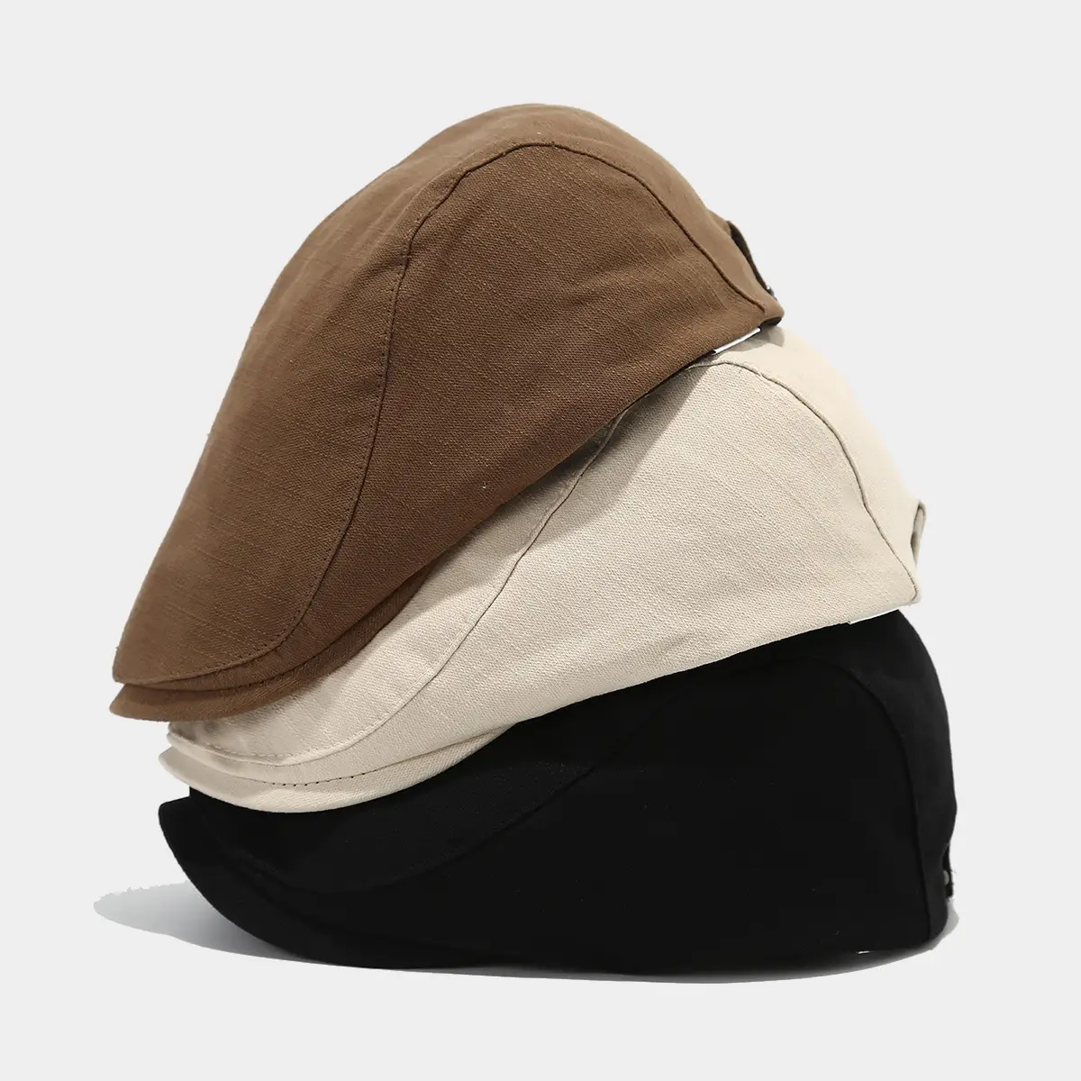 Japanese Style Retro Progressive Cap for Kids Small Brown - Image 5