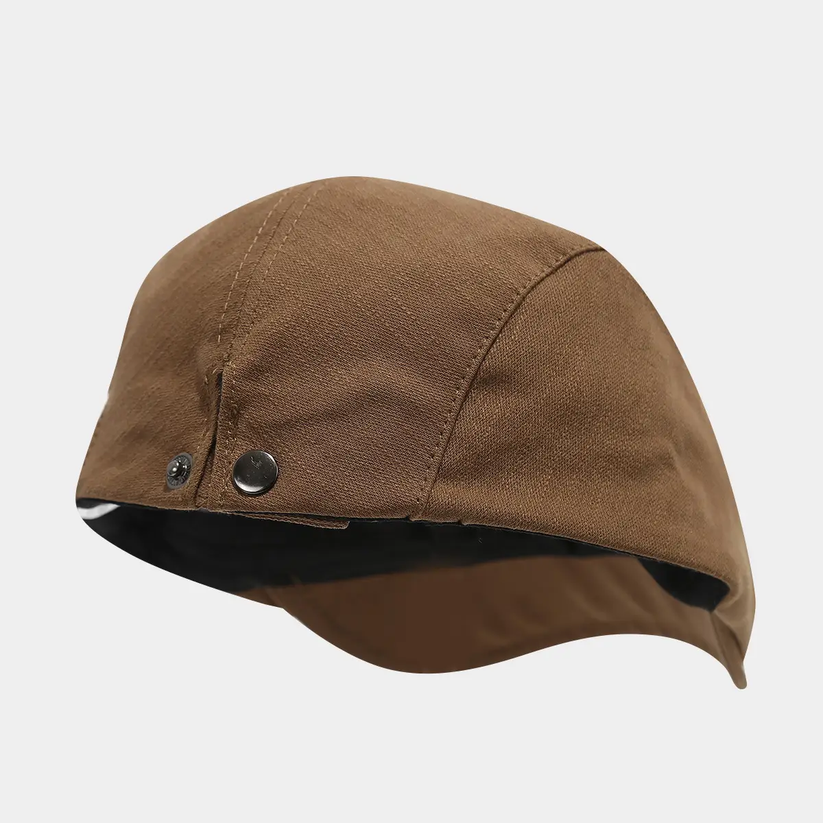 Japanese Style Retro Progressive Cap for Kids Small Brown - Image 7