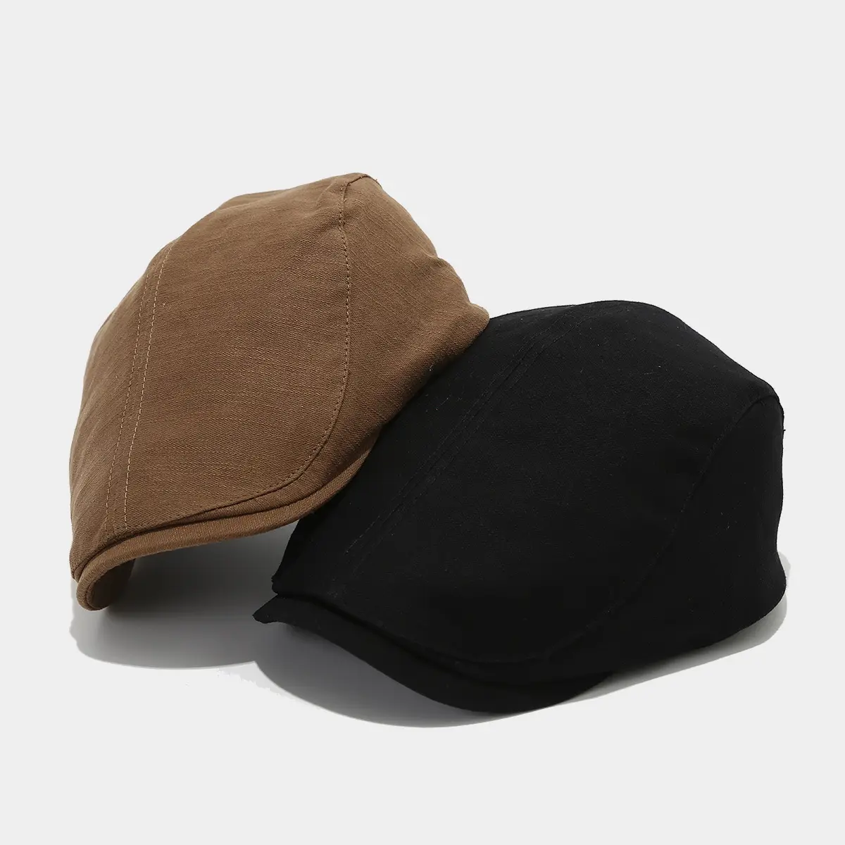 Japanese Style Retro Progressive Cap for Kids Small Brown — feature 4