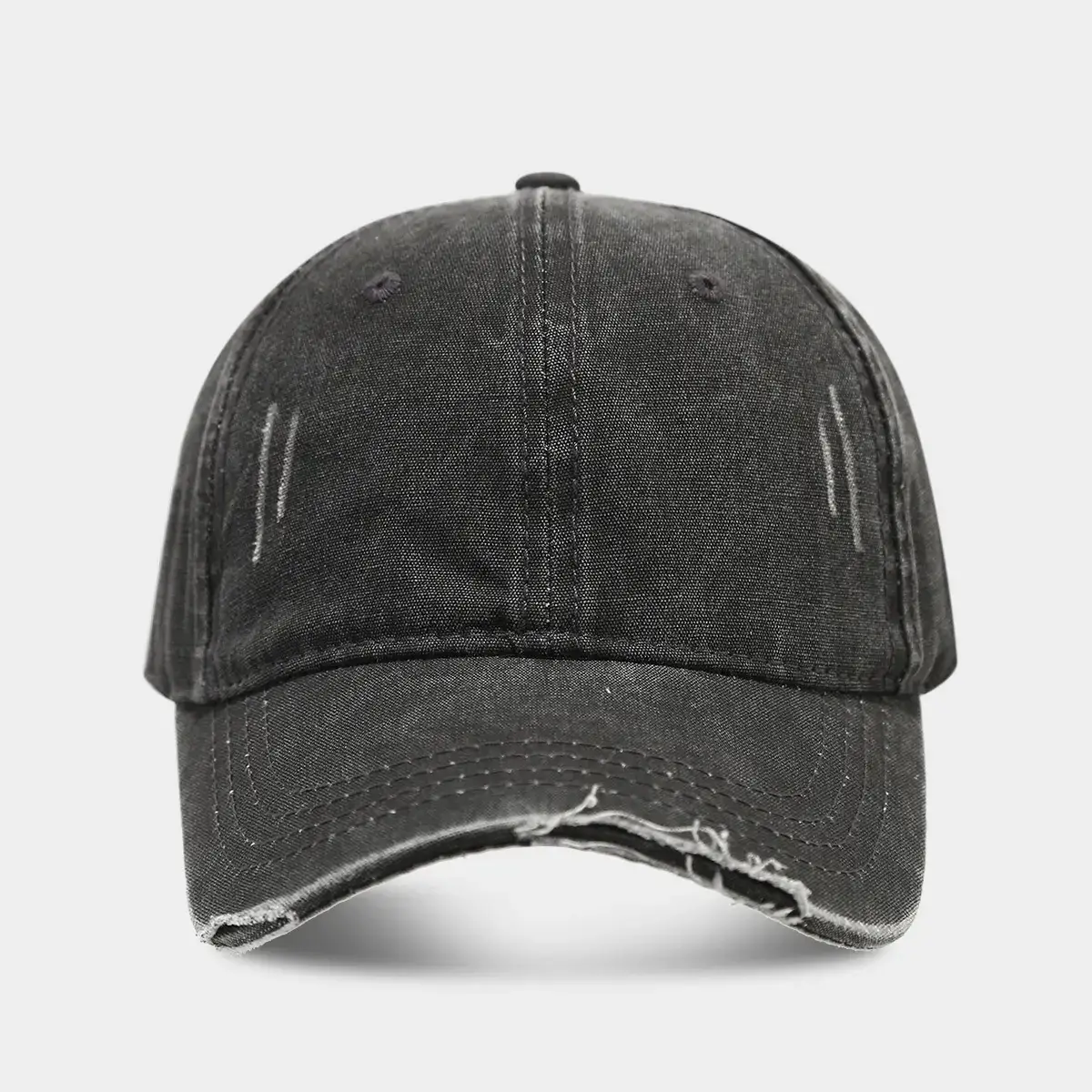 Purple Japanese Artistic Retro Hole Baseball Cap for Women - Image 2