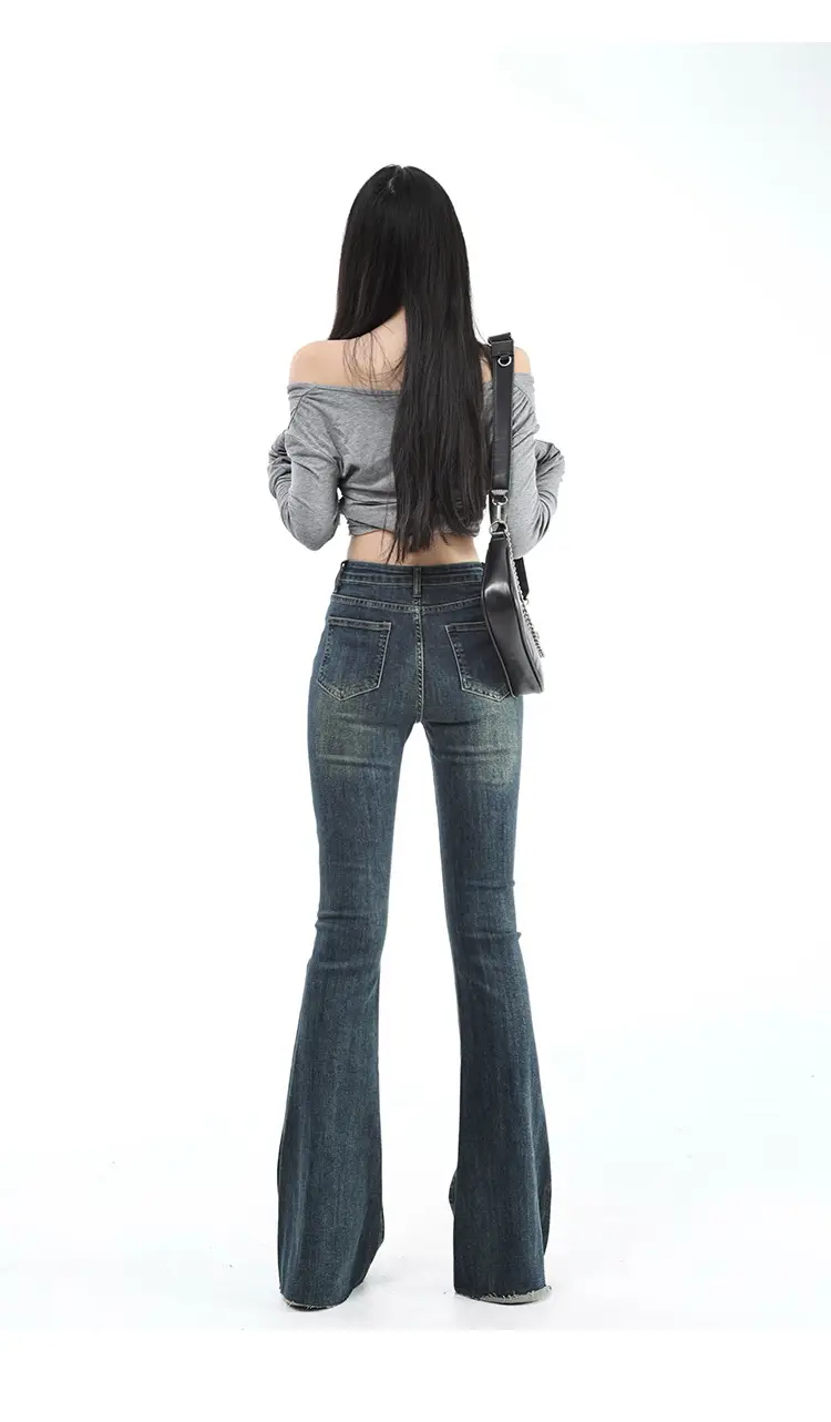 Dark Blue Flared Jeans for Tall Women — feature 14