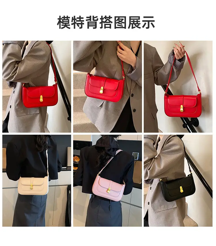 Elegant One-Shoulder Leather Handbag for Women — feature 3