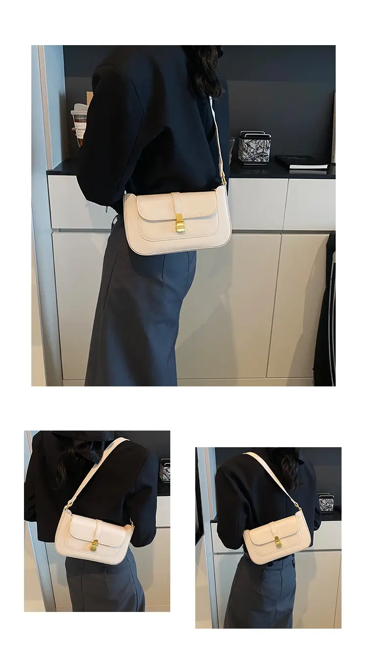 Elegant One-Shoulder Leather Handbag for Women — feature 6