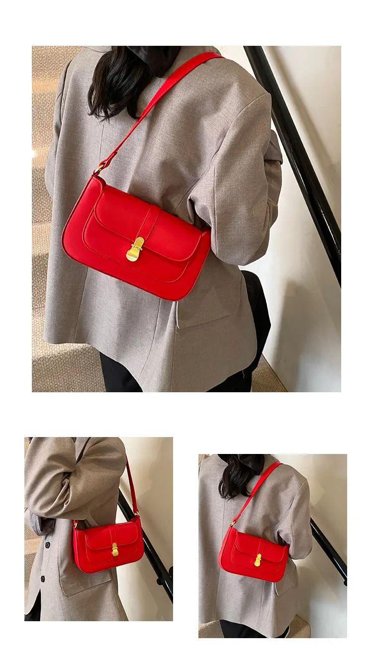Elegant One-Shoulder Leather Handbag for Women — feature 7