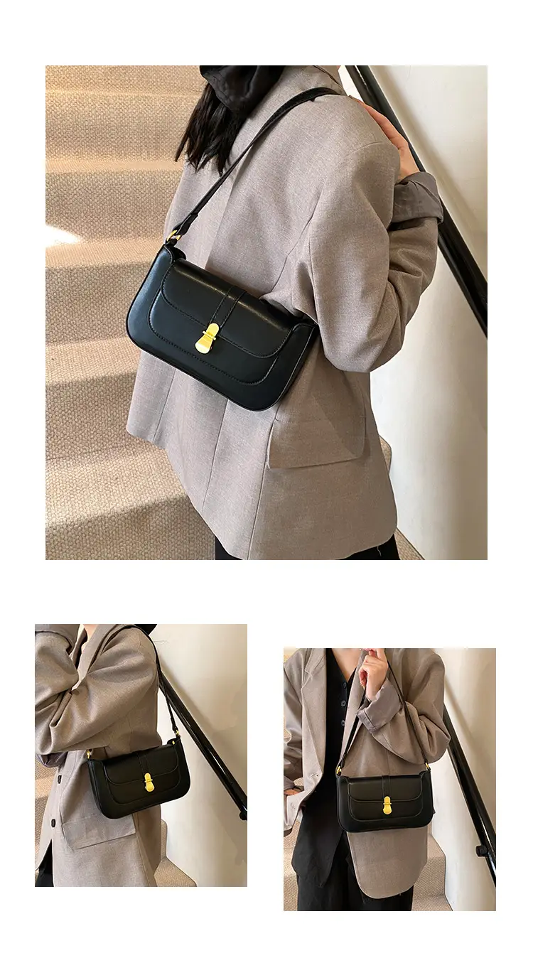 Elegant One-Shoulder Leather Handbag for Women — feature 8