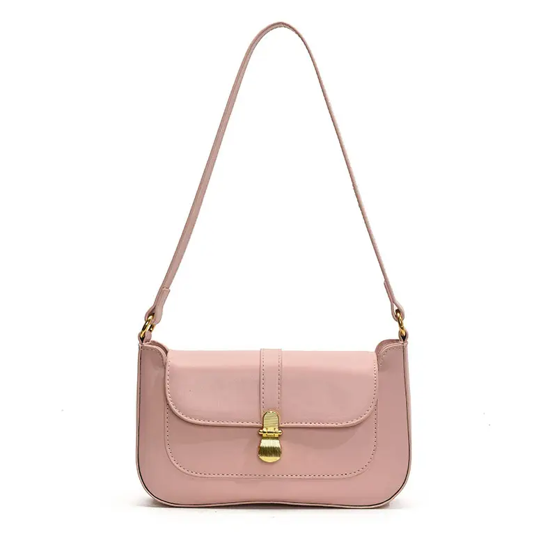 Elegant One-Shoulder Leather Handbag for Women - Image 3