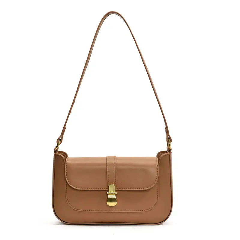 Elegant One-Shoulder Leather Handbag for Women - Image 4