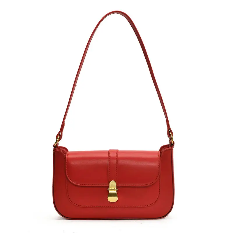 Elegant One-Shoulder Leather Handbag for Women - Image 5