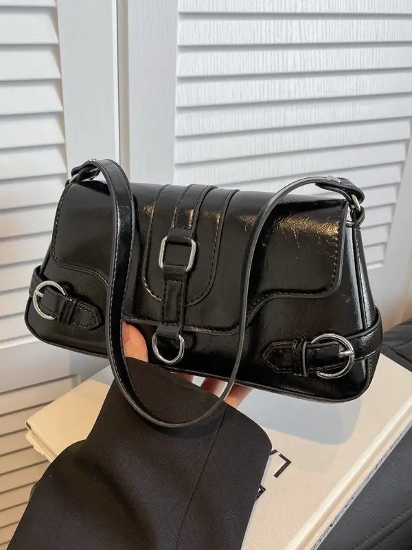 Black Crossbody Shoulder Bag for Women 2025 - Image 7