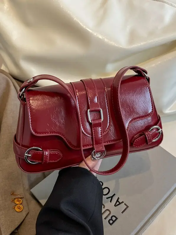 Black Crossbody Shoulder Bag for Women 2025 - Image 9