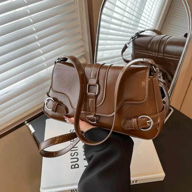 Black Crossbody Shoulder Bag for Women 2025 - Image 2