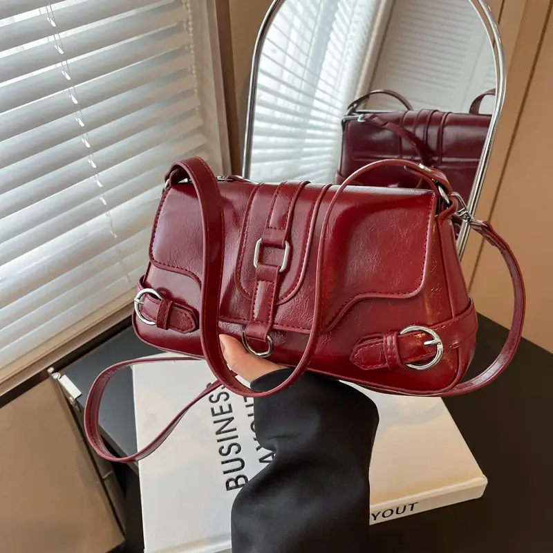 Black Crossbody Shoulder Bag for Women 2025 - Image 4