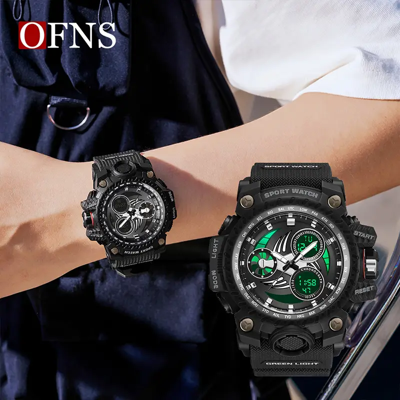 O'Fani Red Sport Watch with Digital Display - Image 10