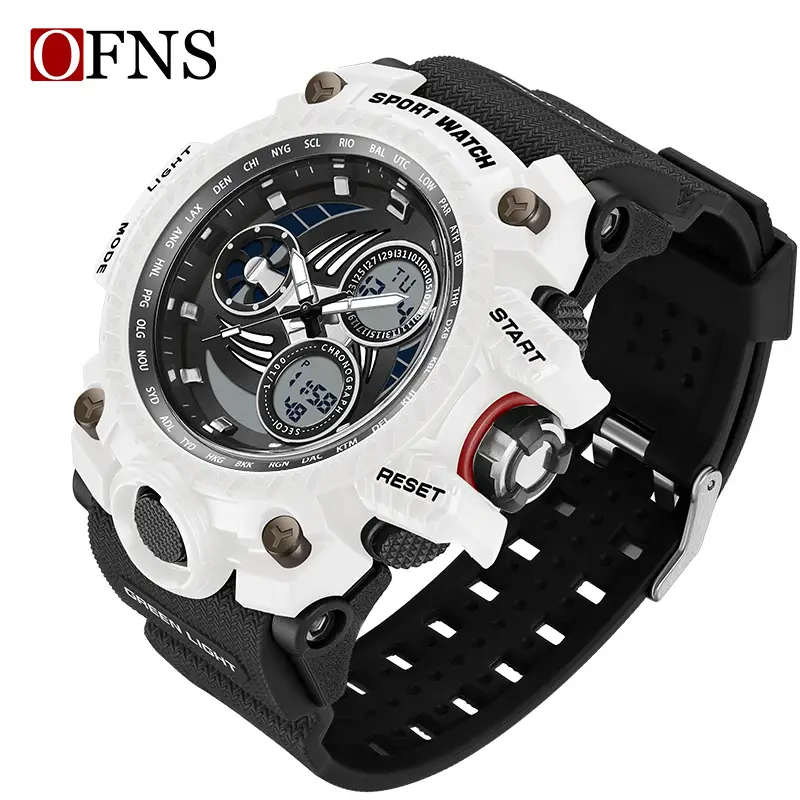 O'Fani Red Sport Watch with Digital Display - Image 13