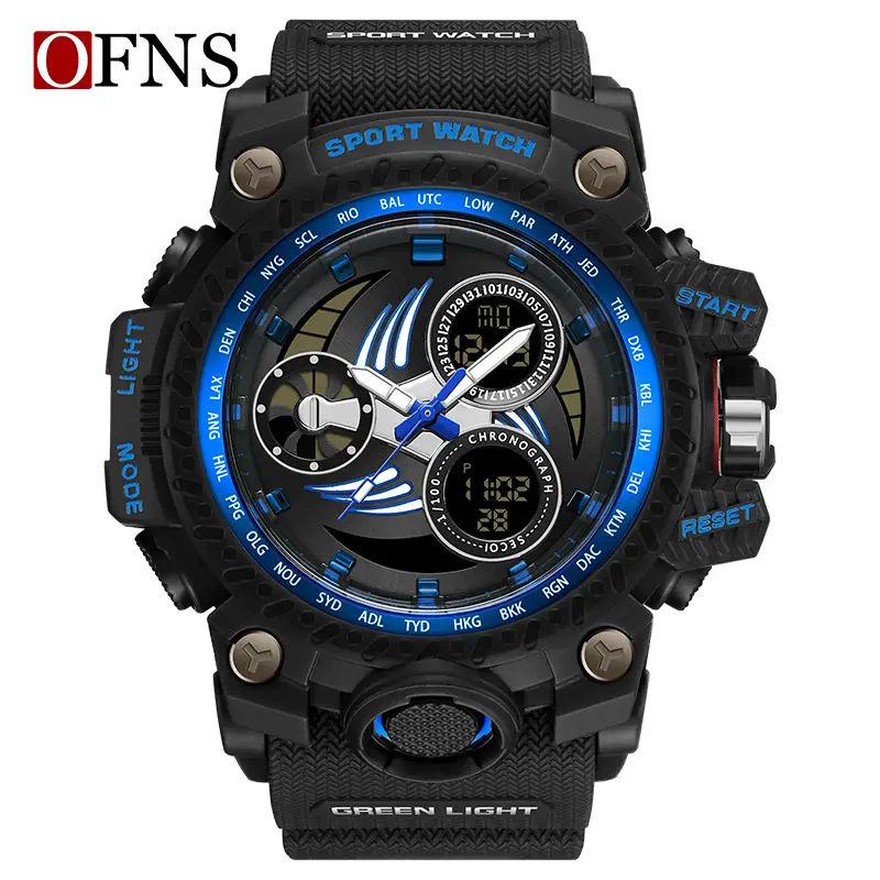 O'Fani Red Sport Watch with Digital Display - Image 5