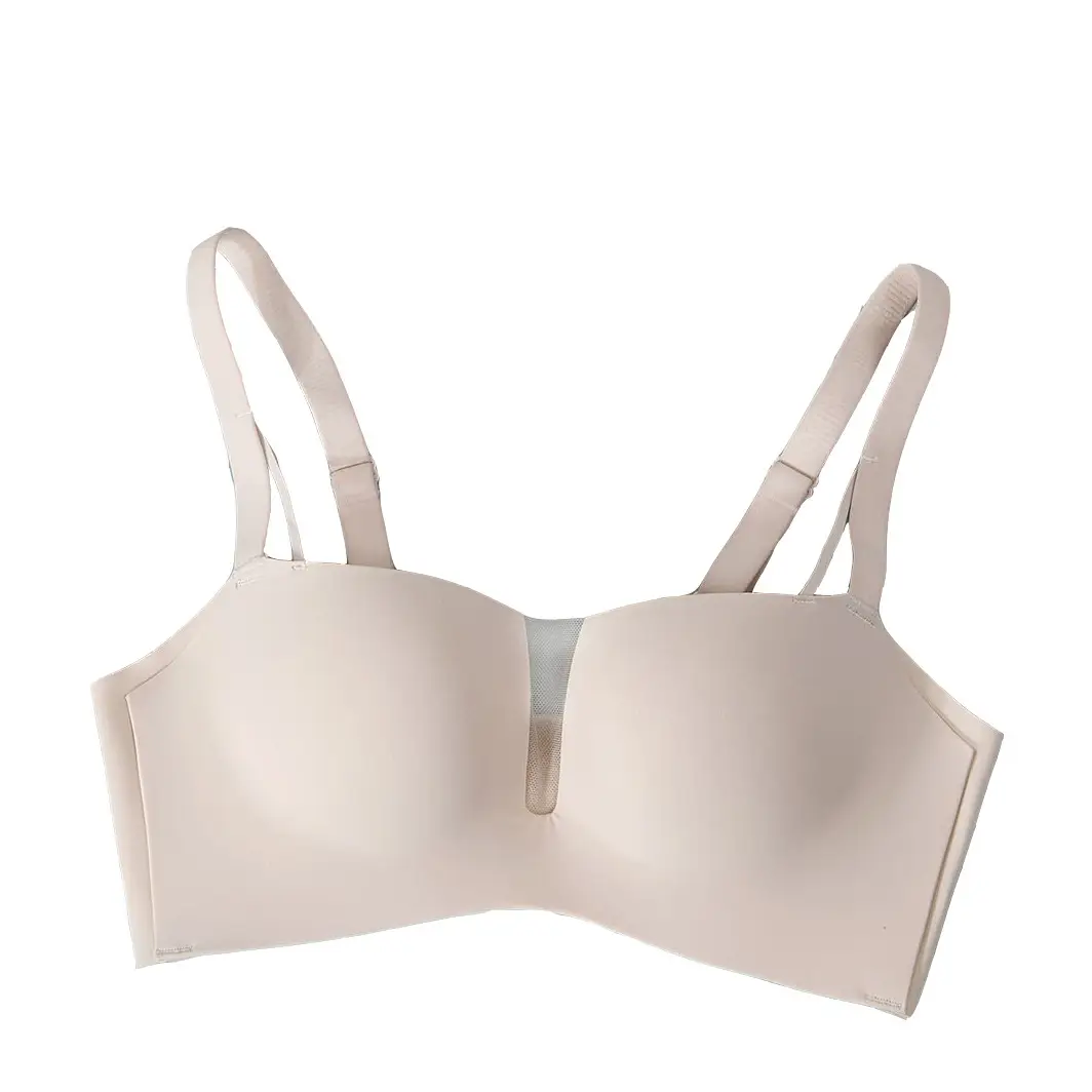 Traceless Joker Nude Bra Medium Thick 1/2 Cup Small