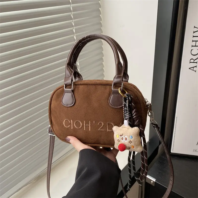 Vintage Women's Shoulder Bag 2025 Spring Contrast Color - Image 5