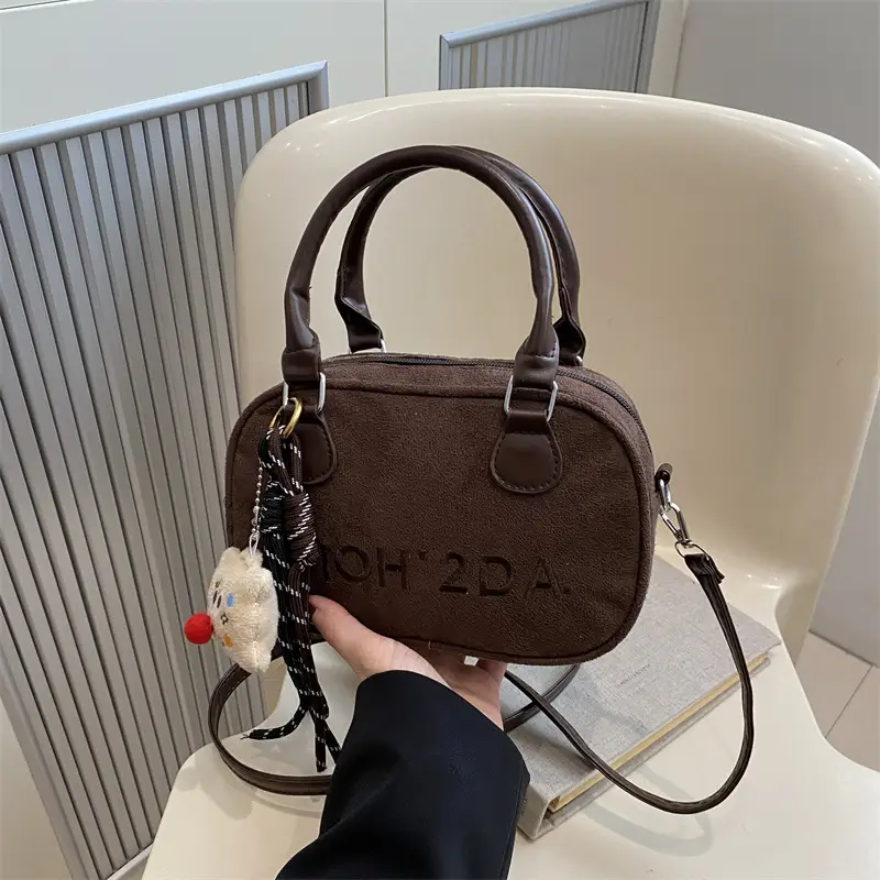 Vintage Women's Shoulder Bag 2025 Spring Contrast Color - Image 6