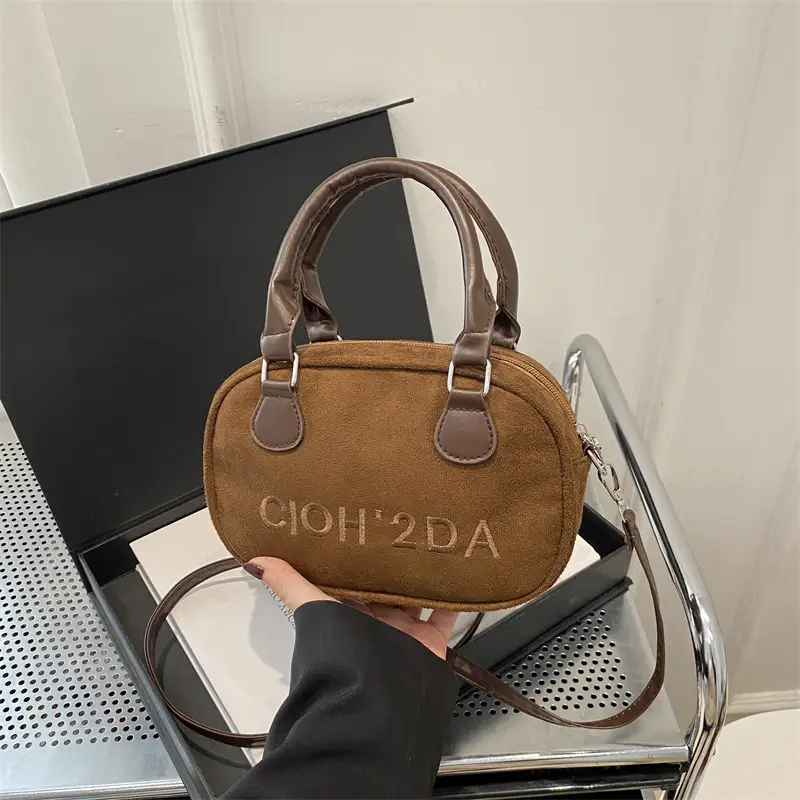 Vintage Women's Shoulder Bag 2025 Spring Contrast Color - Image 7