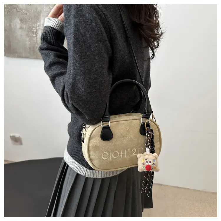 Vintage Women's Shoulder Bag 2025 Spring Contrast Color — feature 10