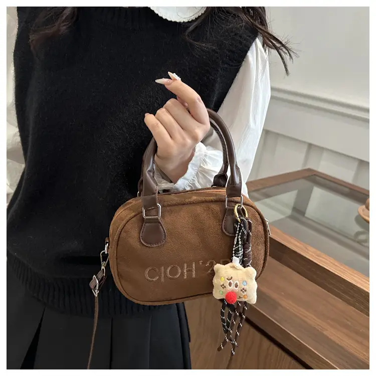 Vintage Women's Shoulder Bag 2025 Spring Contrast Color — feature 13