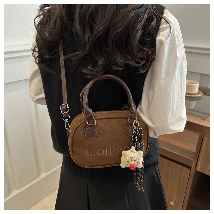 Vintage Women's Shoulder Bag 2025 Spring Contrast Color — feature 15