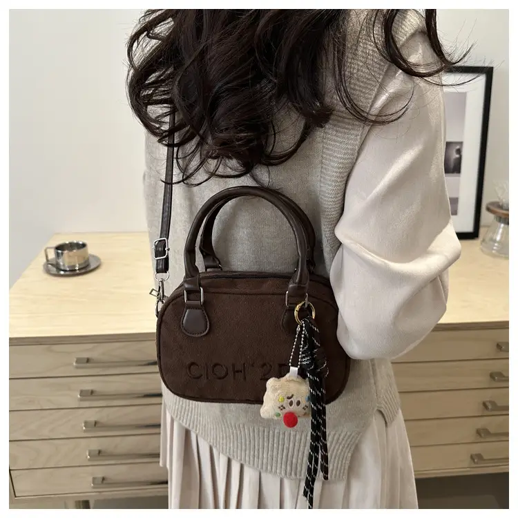 Vintage Women's Shoulder Bag 2025 Spring Contrast Color — feature 18