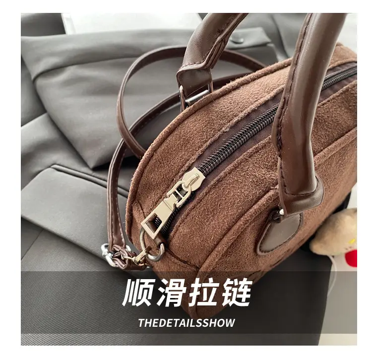Vintage Women's Shoulder Bag 2025 Spring Contrast Color — feature 5
