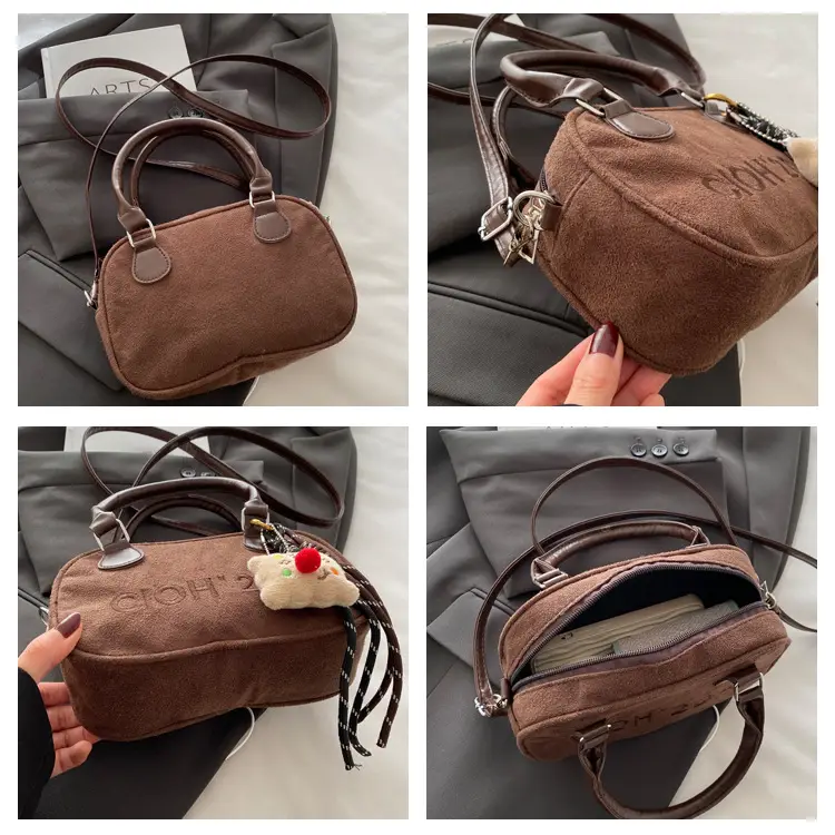 Vintage Women's Shoulder Bag 2025 Spring Contrast Color — feature 8