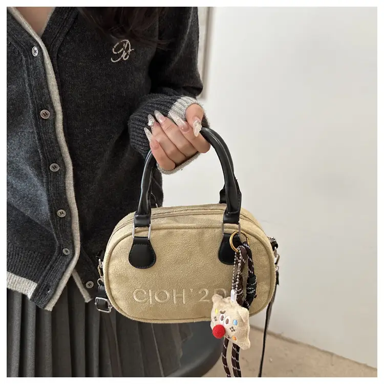 Vintage Women's Shoulder Bag 2025 Spring Contrast Color — feature 9