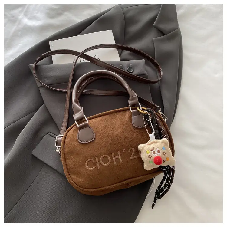 Vintage Women's Shoulder Bag 2025 Spring Contrast Color - Image 2