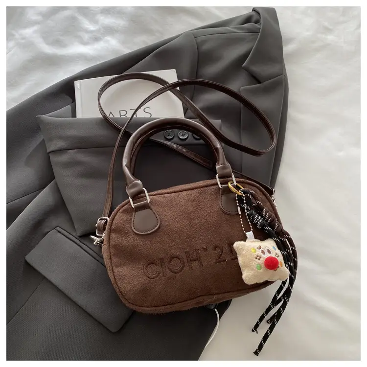 Vintage Women's Shoulder Bag 2025 Spring Contrast Color - Image 3