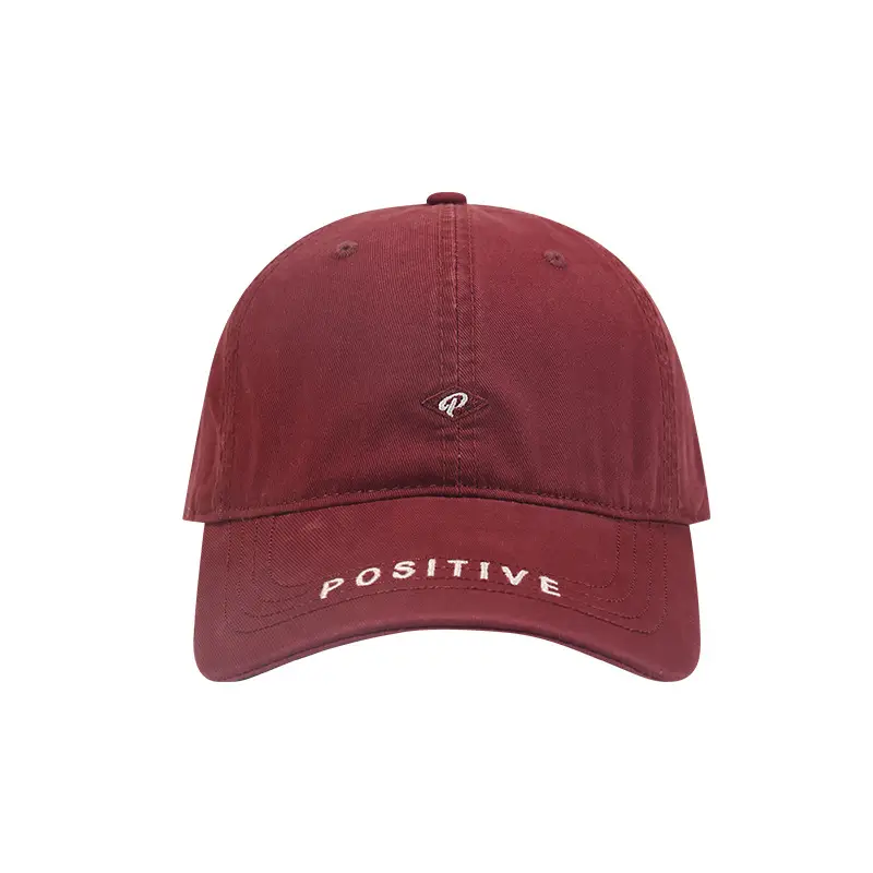 Women's Black Positive Embroidered Cap - Image 12