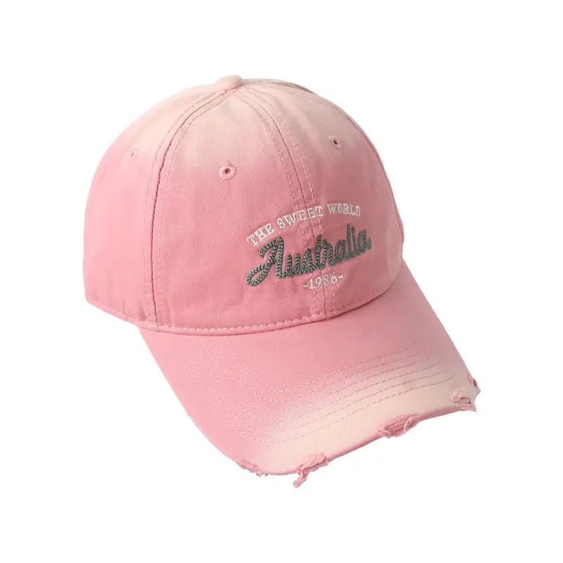 Women's Mint Green Baseball Cap with "Australia" Embroidery