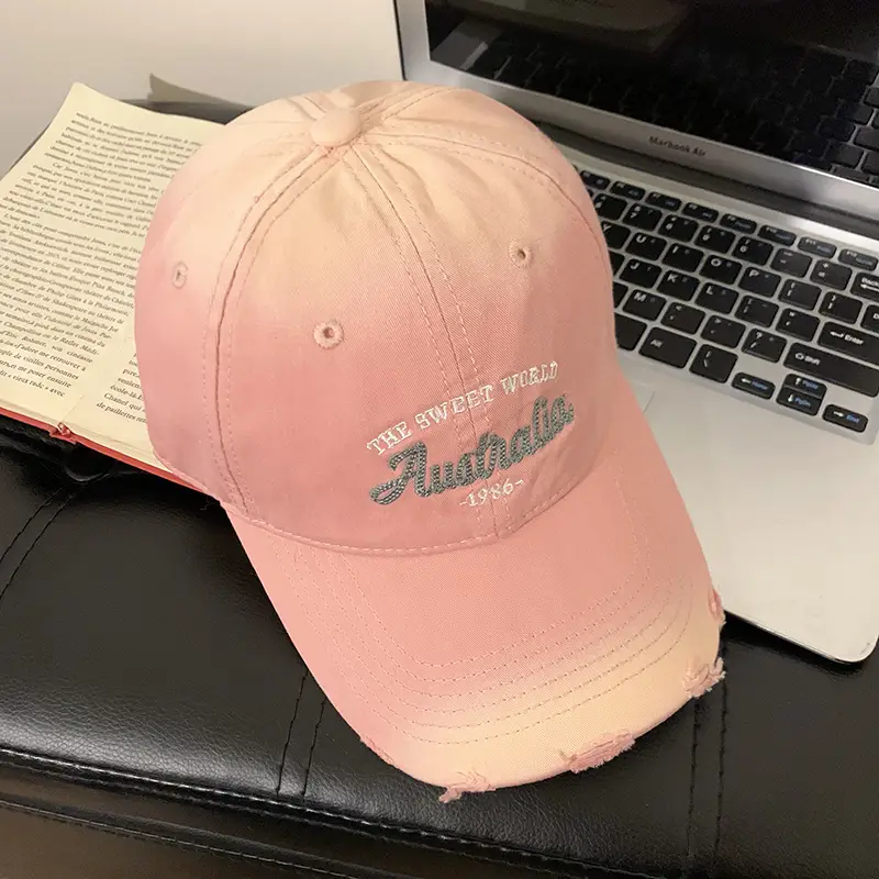 Women's Mint Green Baseball Cap with "Australia" Embroidery