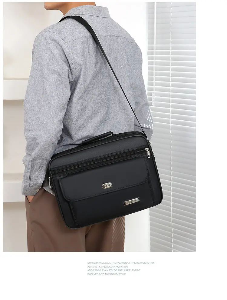 Men's Oxford Cloth Business Bag Large Capacity Waterproof — feature 20