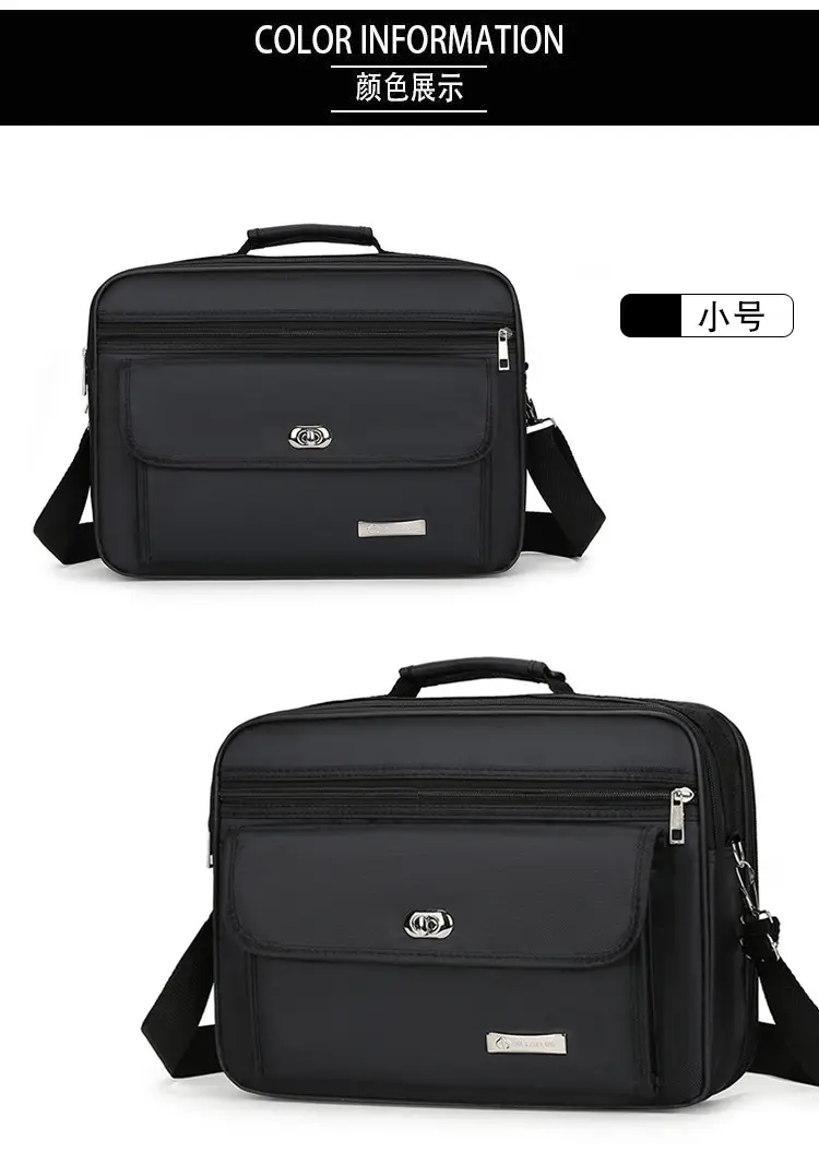 Men's Oxford Cloth Business Bag Large Capacity Waterproof — feature 22
