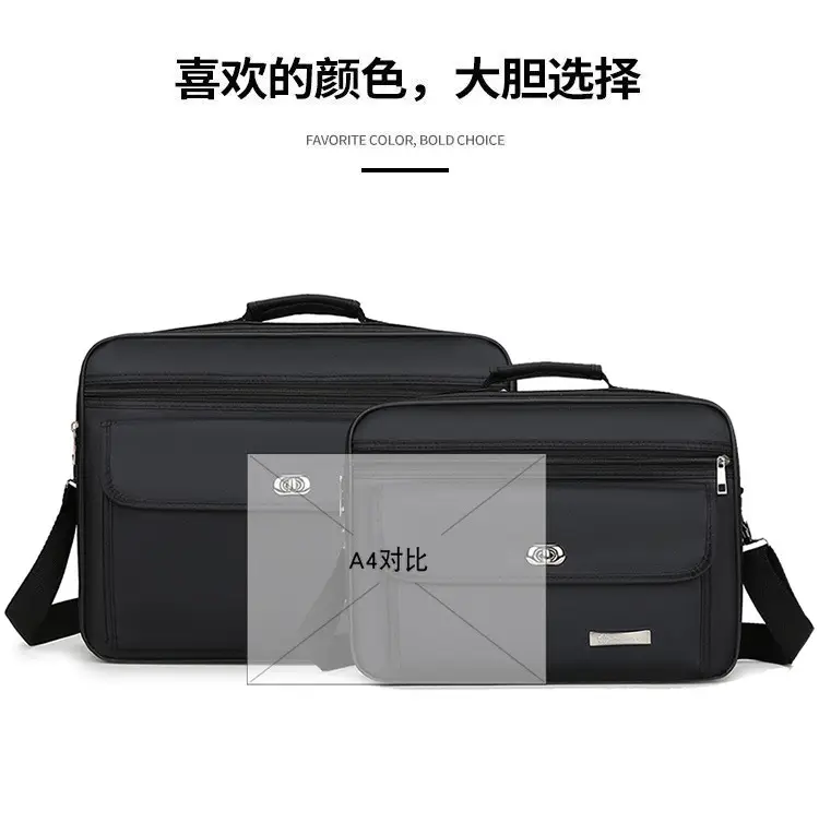 Men's Oxford Cloth Business Bag Large Capacity Waterproof — feature 4