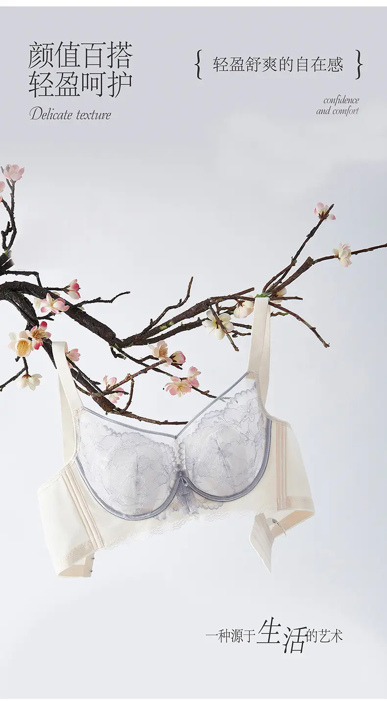 Sexy Lace Underwear Women Summer Adjustable Bra — feature 11
