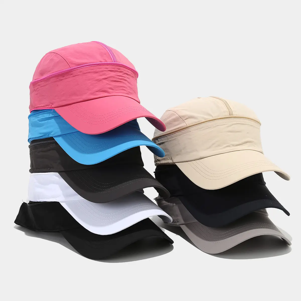 European & American Hollow Top Hats Dual Use Sports — feature 1