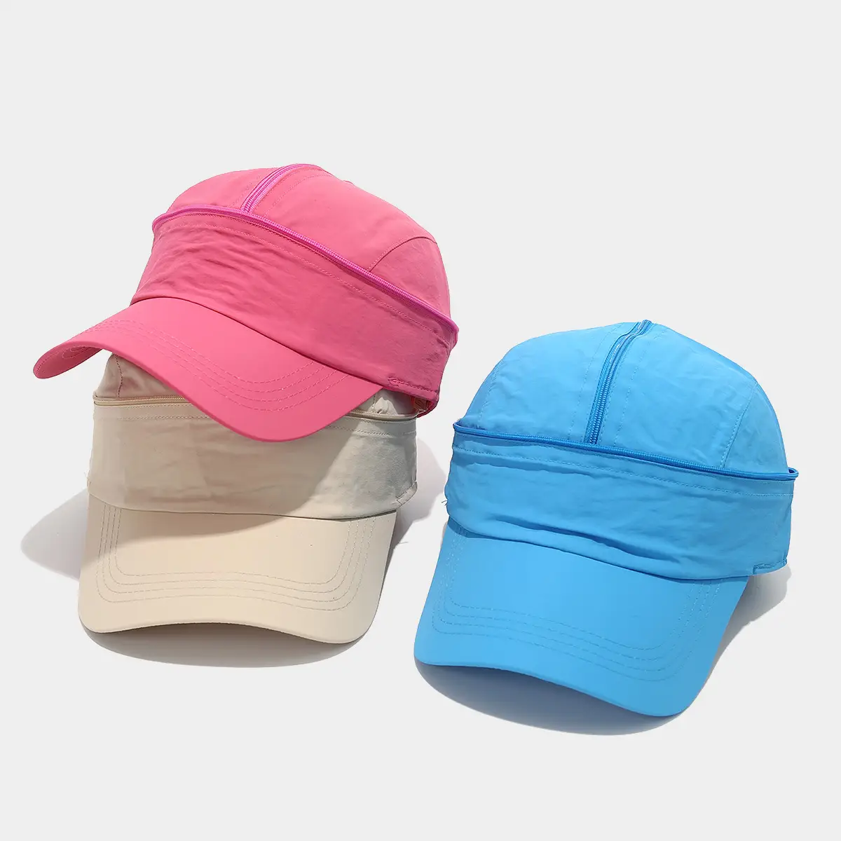 European & American Hollow Top Hats Dual Use Sports — feature 2