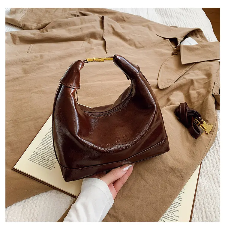 Women's Red Leather Shoulder Bag 2026 Fashion — feature 21
