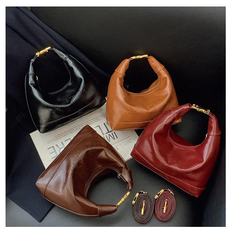 Women's Red Leather Shoulder Bag 2026 Fashion — feature 45