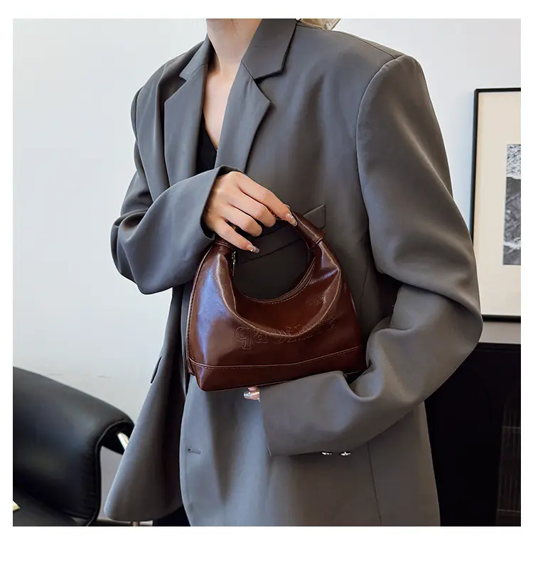 2025 Winter Black French Style Shoulder Bag — feature 12