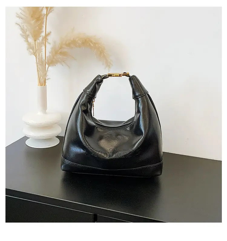 2025 Winter Black French Style Shoulder Bag — feature 19