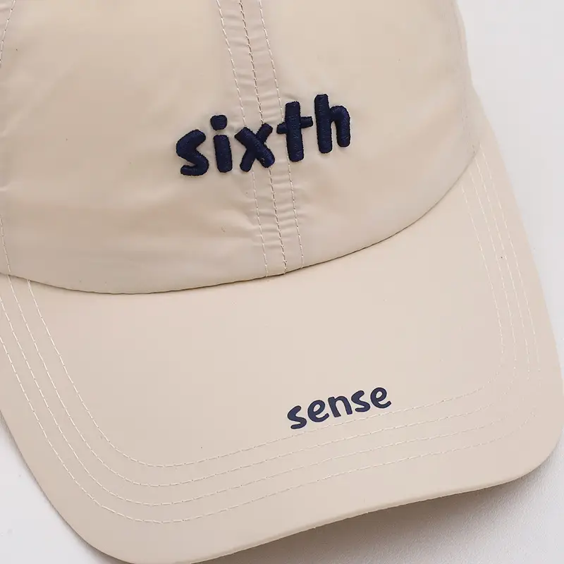 Men Baseball Cap Sixth Grey Spring Summer — feature 3