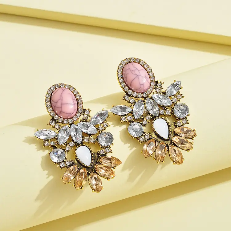Diamond Encrusted Fruit Animal Earrings for Women — feature 15