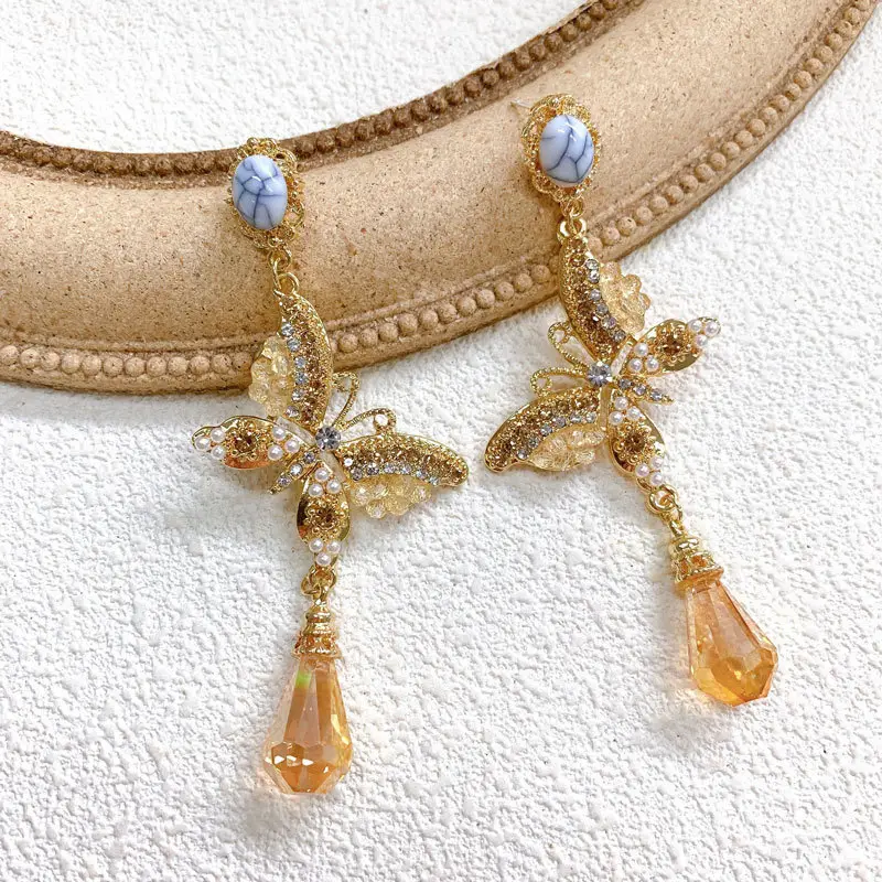 Diamond Encrusted Fruit Animal Earrings for Women — feature 17