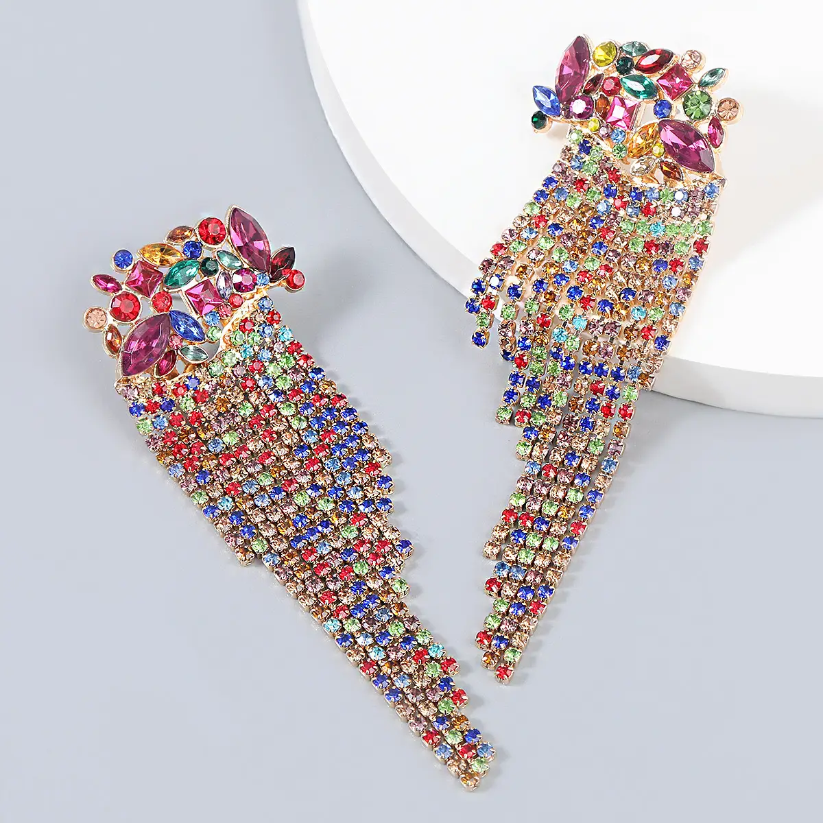 Diamond Encrusted Fruit Animal Earrings for Women — feature 3