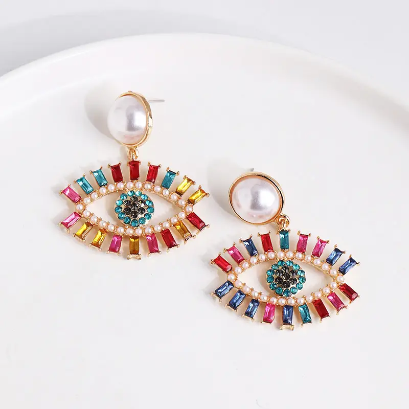 Diamond Encrusted Fruit Animal Earrings for Women — feature 7
